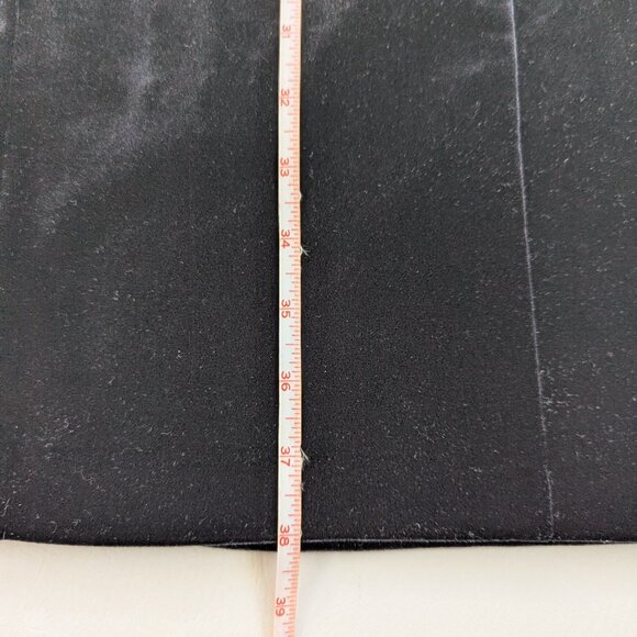 Vintage Niki Liva Black Velvet 90's Dress Sweetheart Neckline Size 4-6 Old Money - Picture 10 of 12